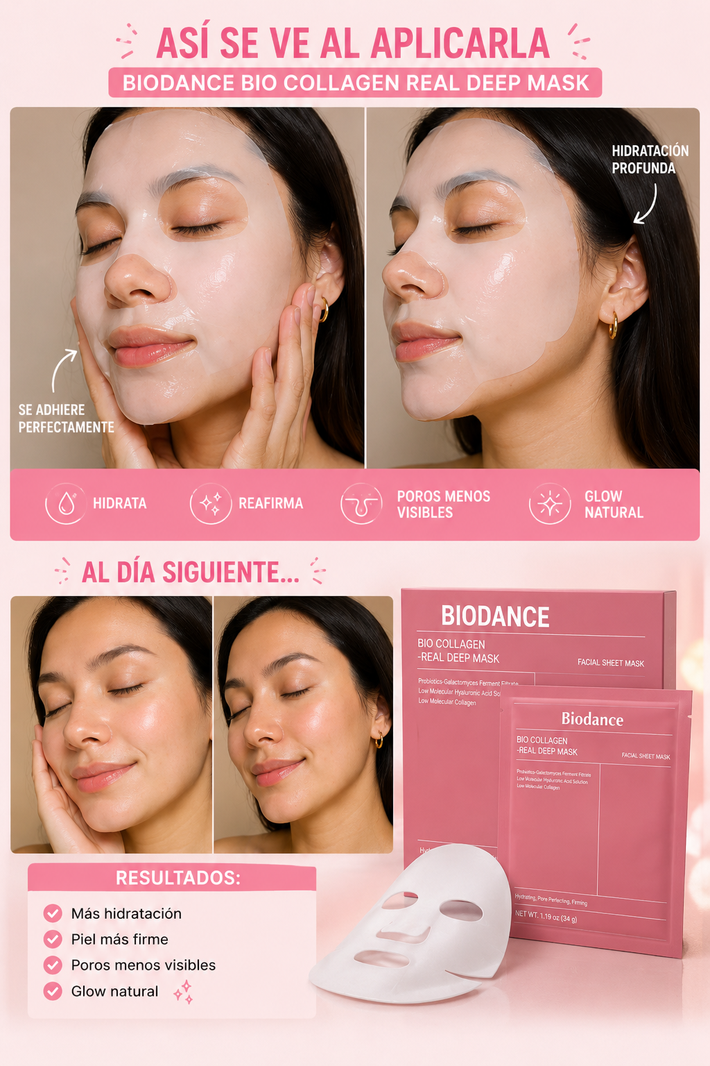 BIODANCE Bio-Collagen Real Deep Hydrogel Mask – Box of 4