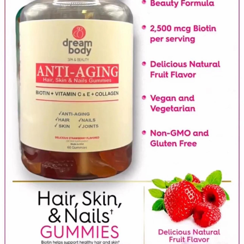 Anti-Aging Hair, Skin & Nails Gummies + Collagen