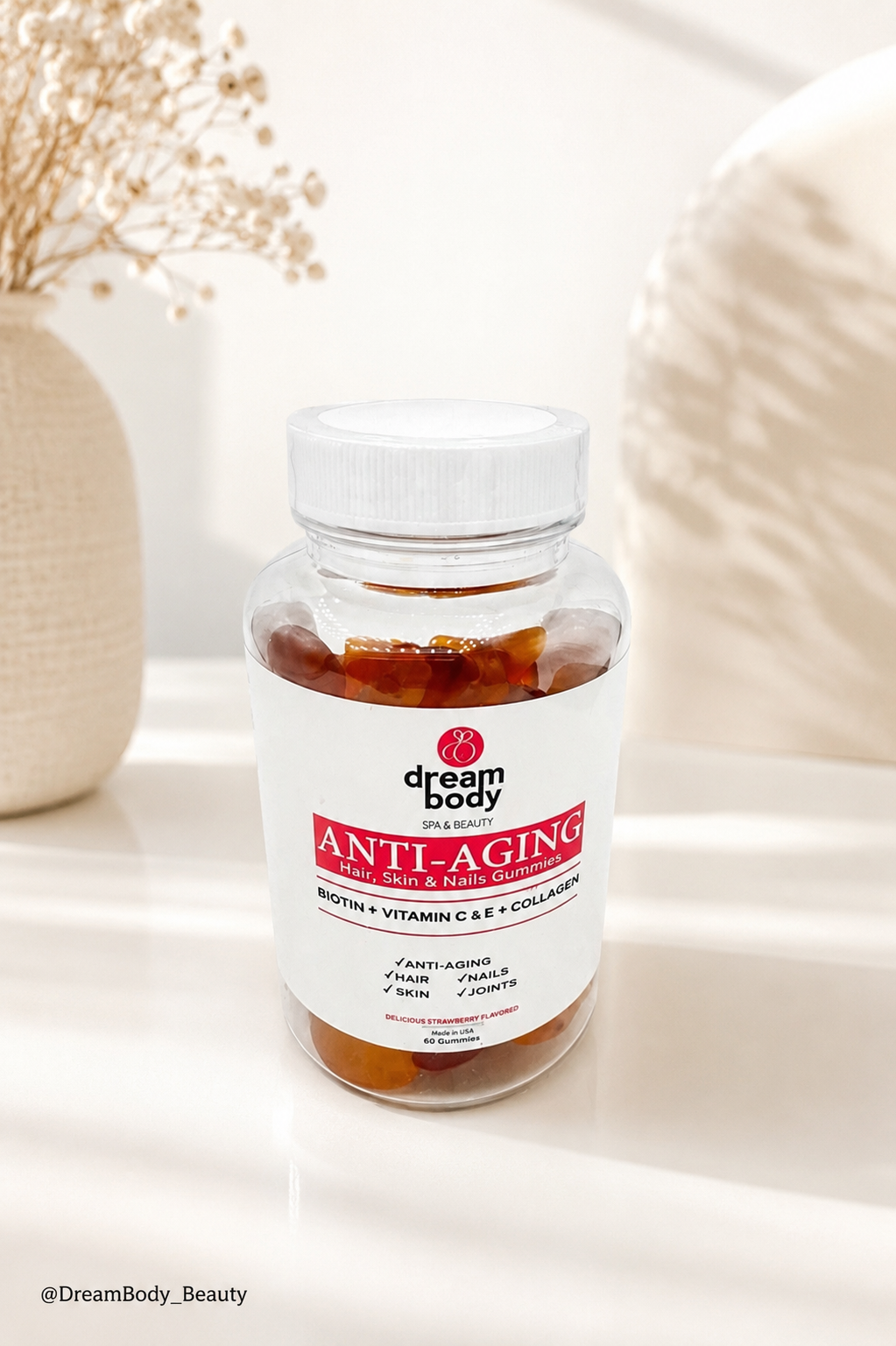 Anti-Aging Hair, Skin & Nails Gummies + Collagen