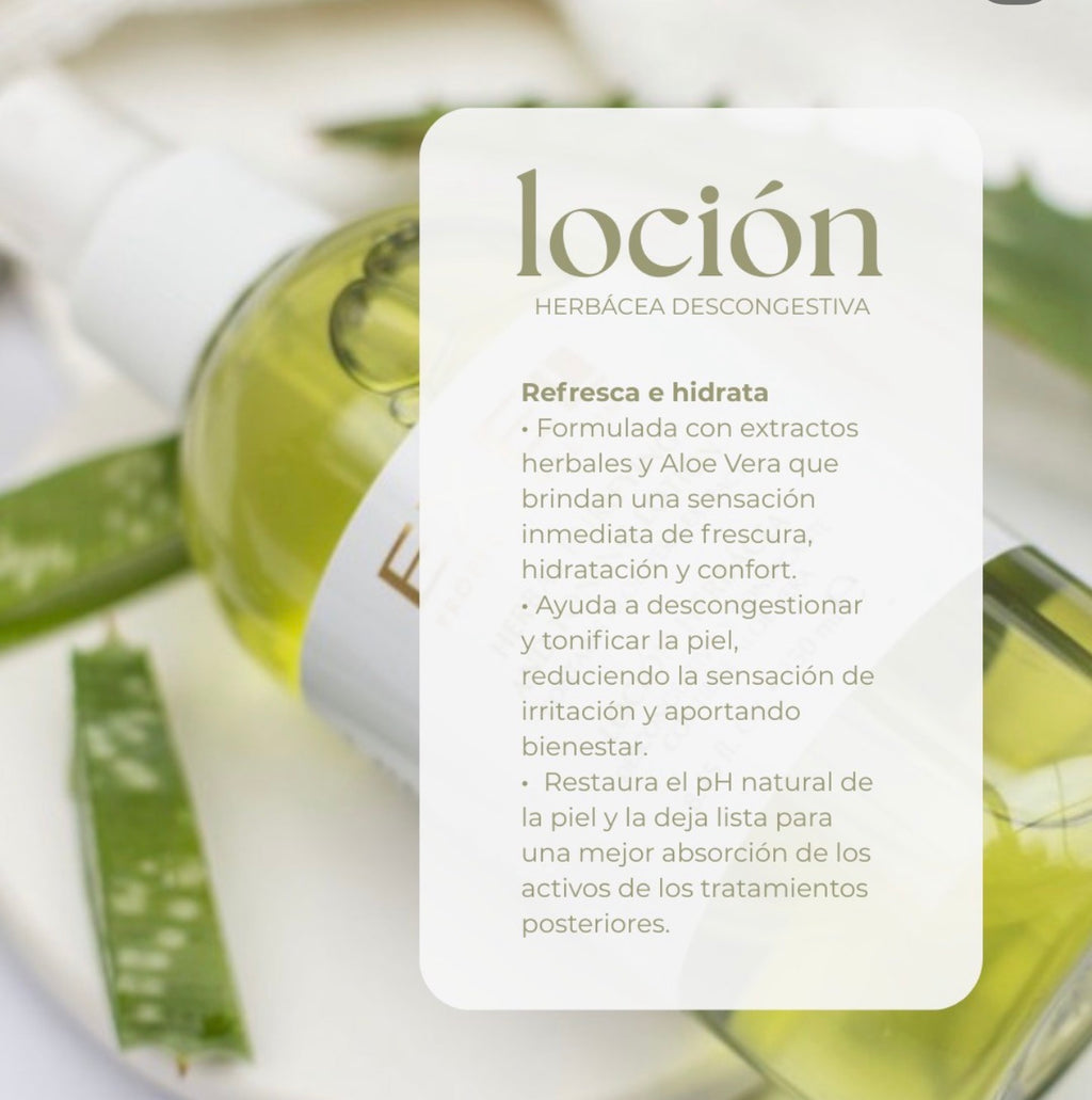 EXEL Loción Herbácea con Aloe Vera – Tónico Facial | 150 ml