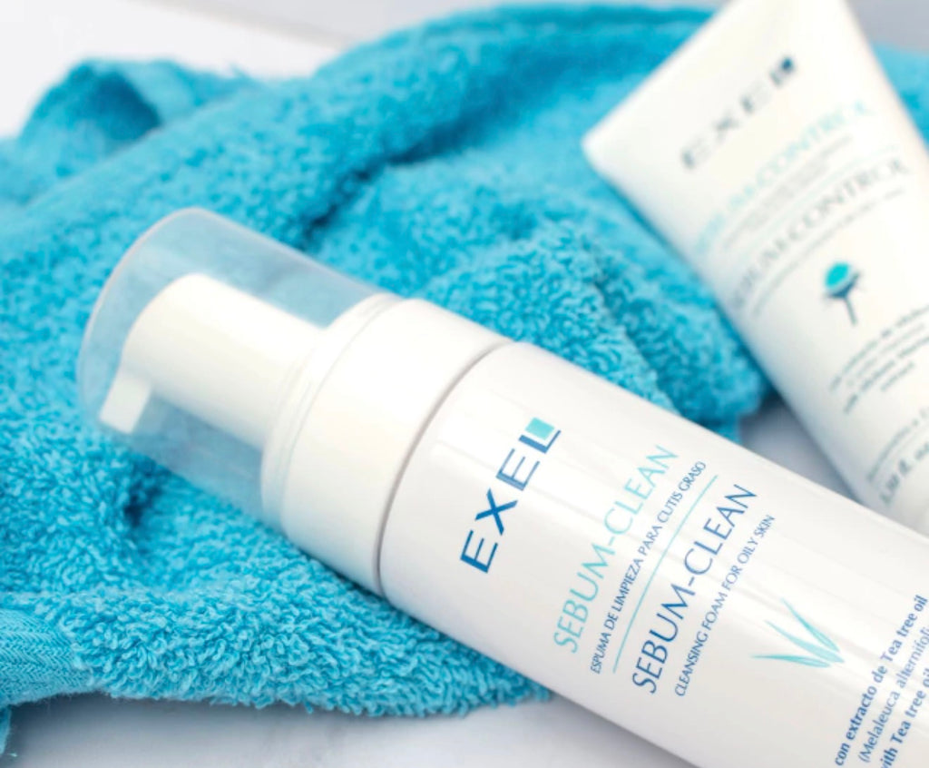 EXEL Sebum Clean – Espuma Limpiadora Facial | PIEL GRASA | 5.6oz