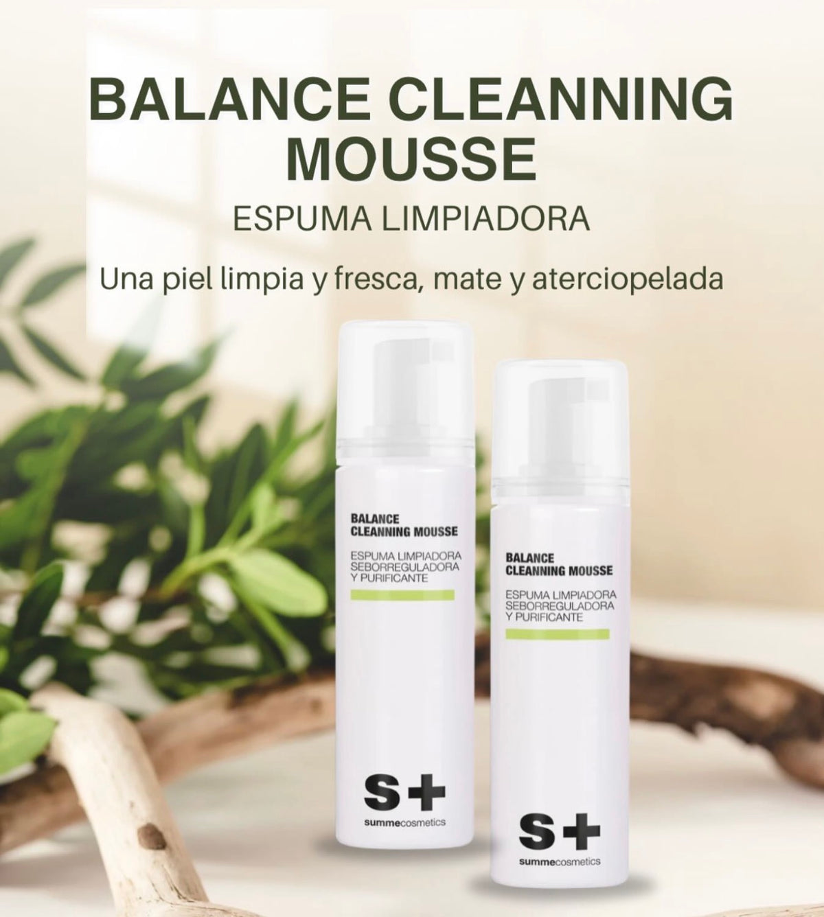 BALANCE CLEANNING MOUSSE – Espuma limpiadora facial | 200 ml