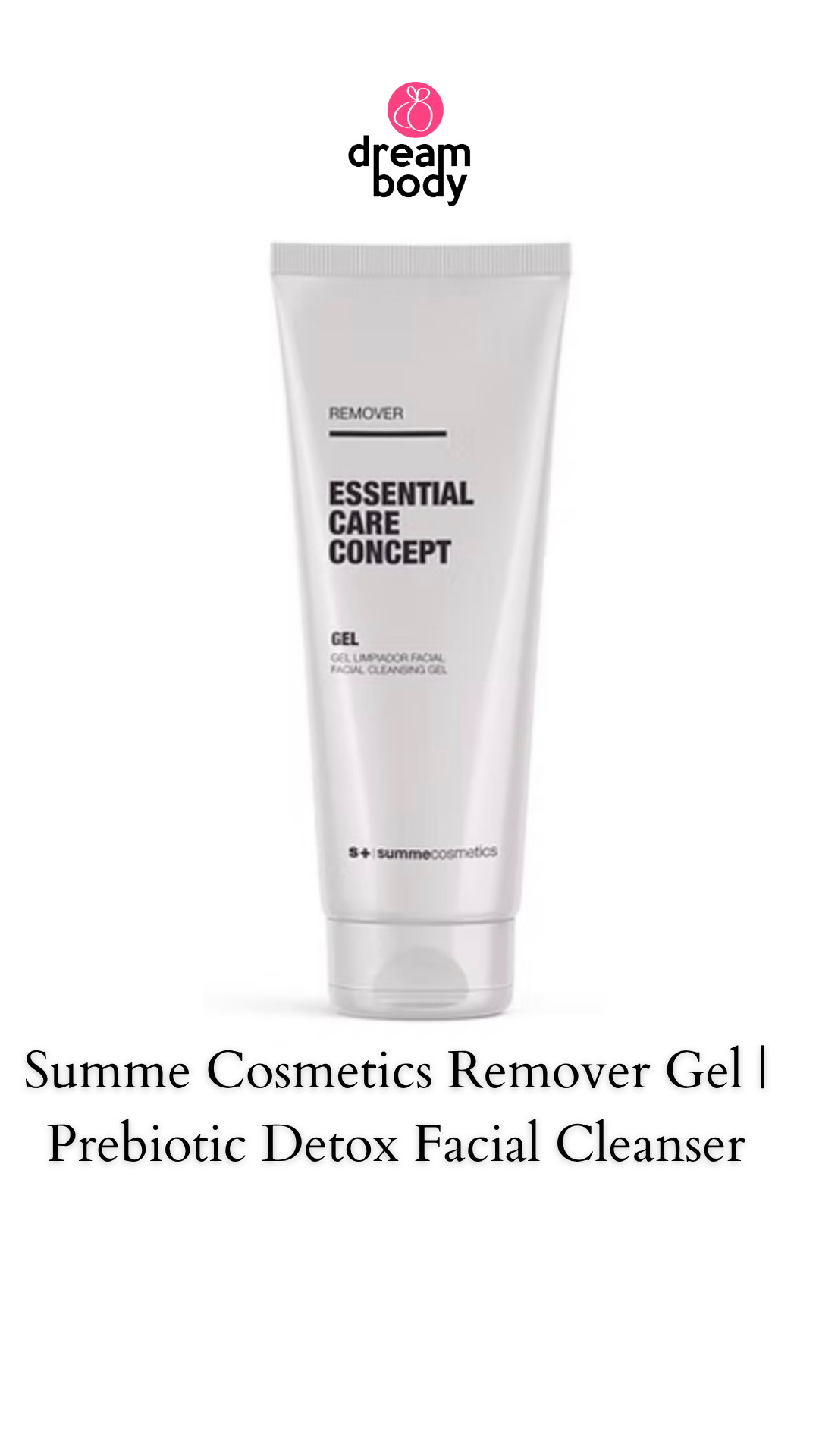 Summe Cosmetics Remover Gel | Prebiotic Detox Facial Cleanser