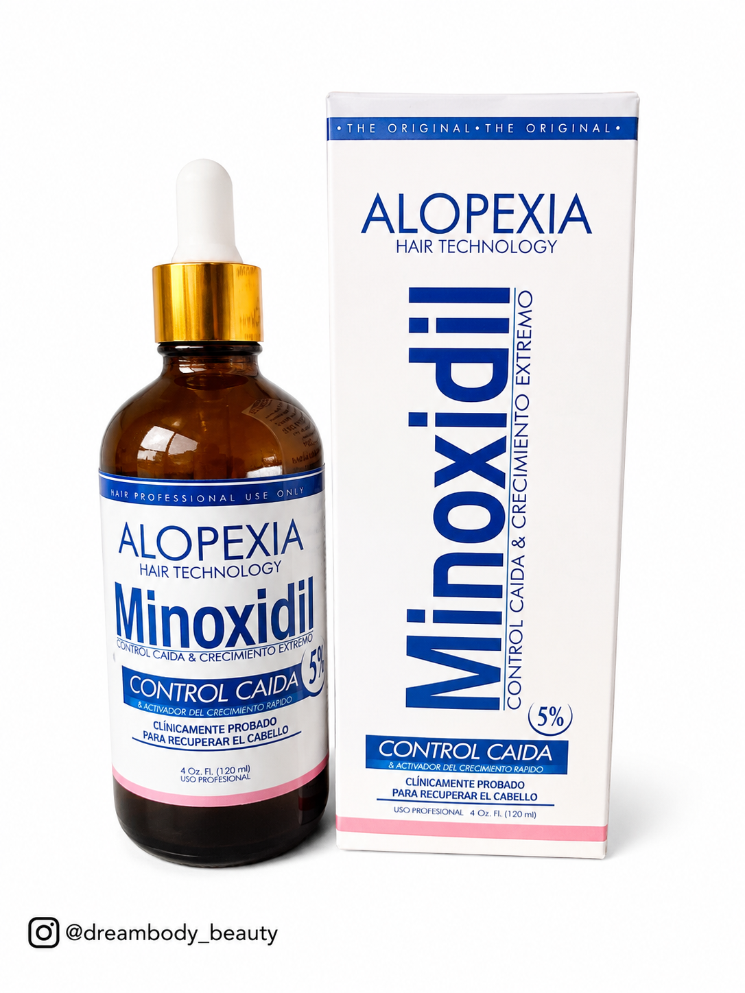 Alopexia Hair Technology Minoxidil 5% | Loción Capilar para el Cuidado del Cabello | 120 ml
