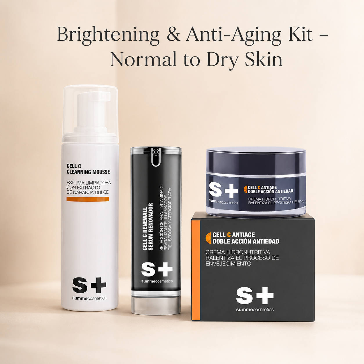 CELL C Brightening & Anti-Aging Kit – Normal to Dry Skin