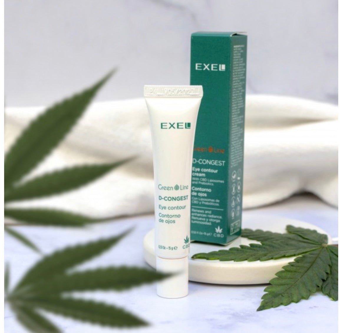 D-CONGEST Contorno de Ojos con CBD, Árnica y Ácido Hialurónico | 15 ml EXEL