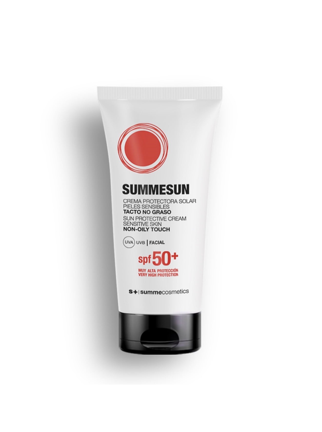 SUMMESUN Protector Solar SPF 50+ Sin Color |  Protección Facial de Amplio Espectro