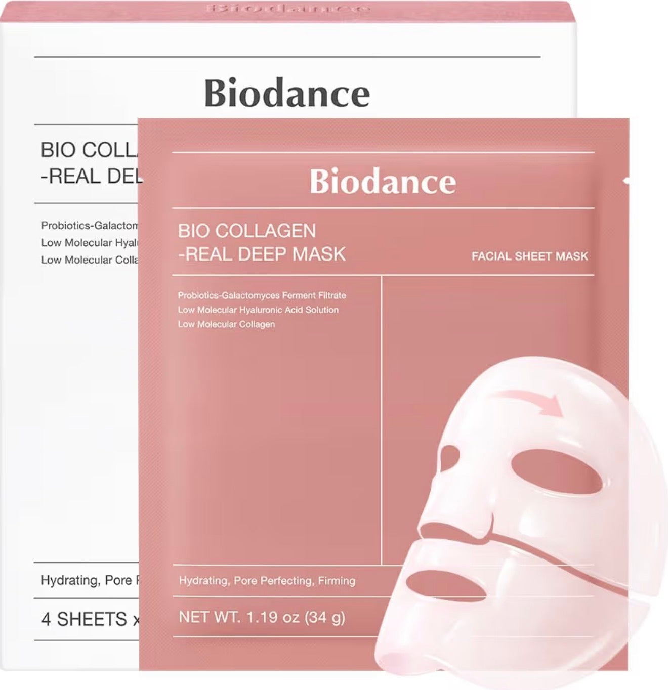 BIODANCE Bio-Collagen Real Deep Hydrogel Mask – Box of 4