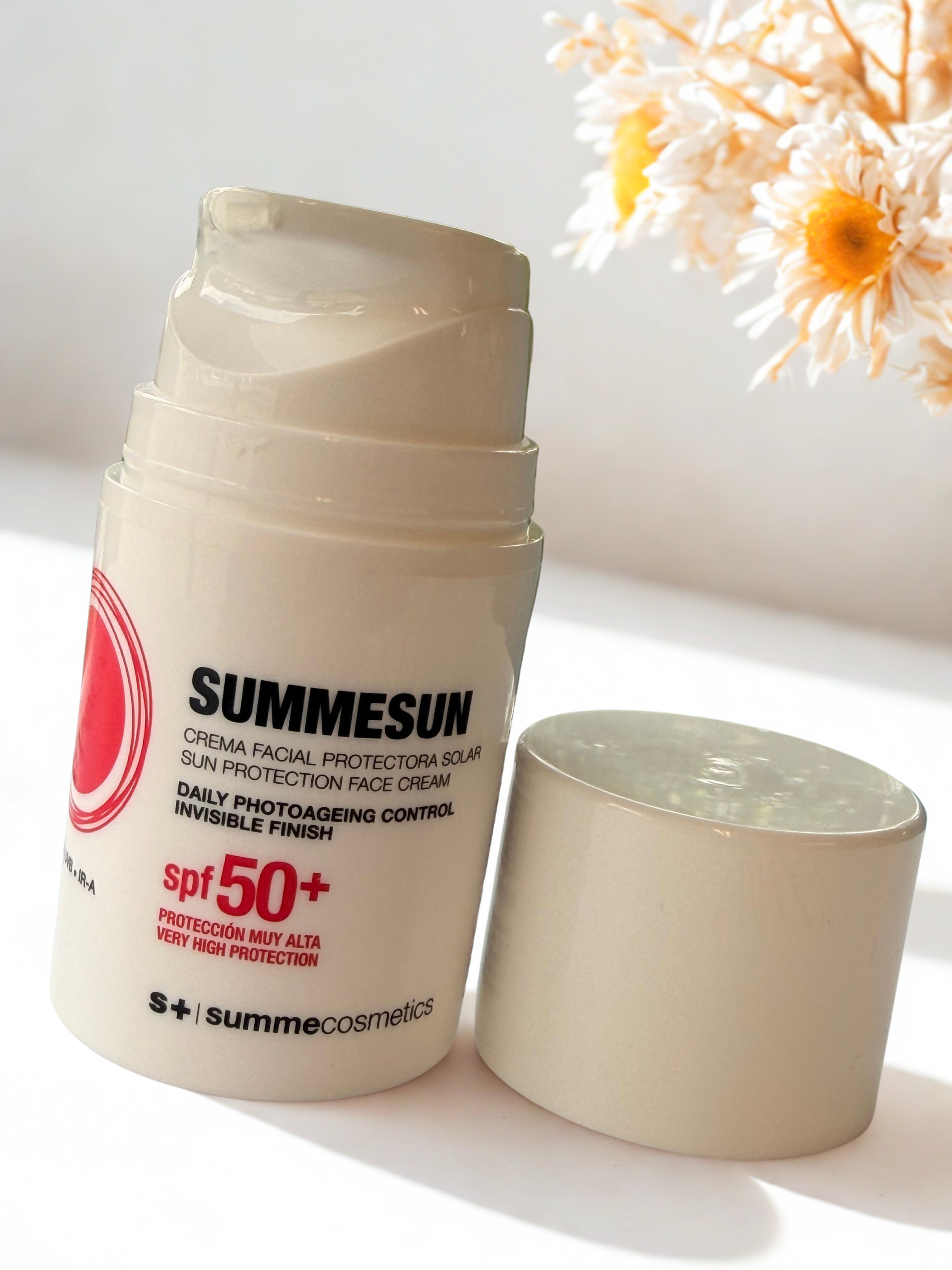 SUMMESUN SPF50+ Face Sunscreen with Niacinamide – Invisible Finish | 1.69 fl oz